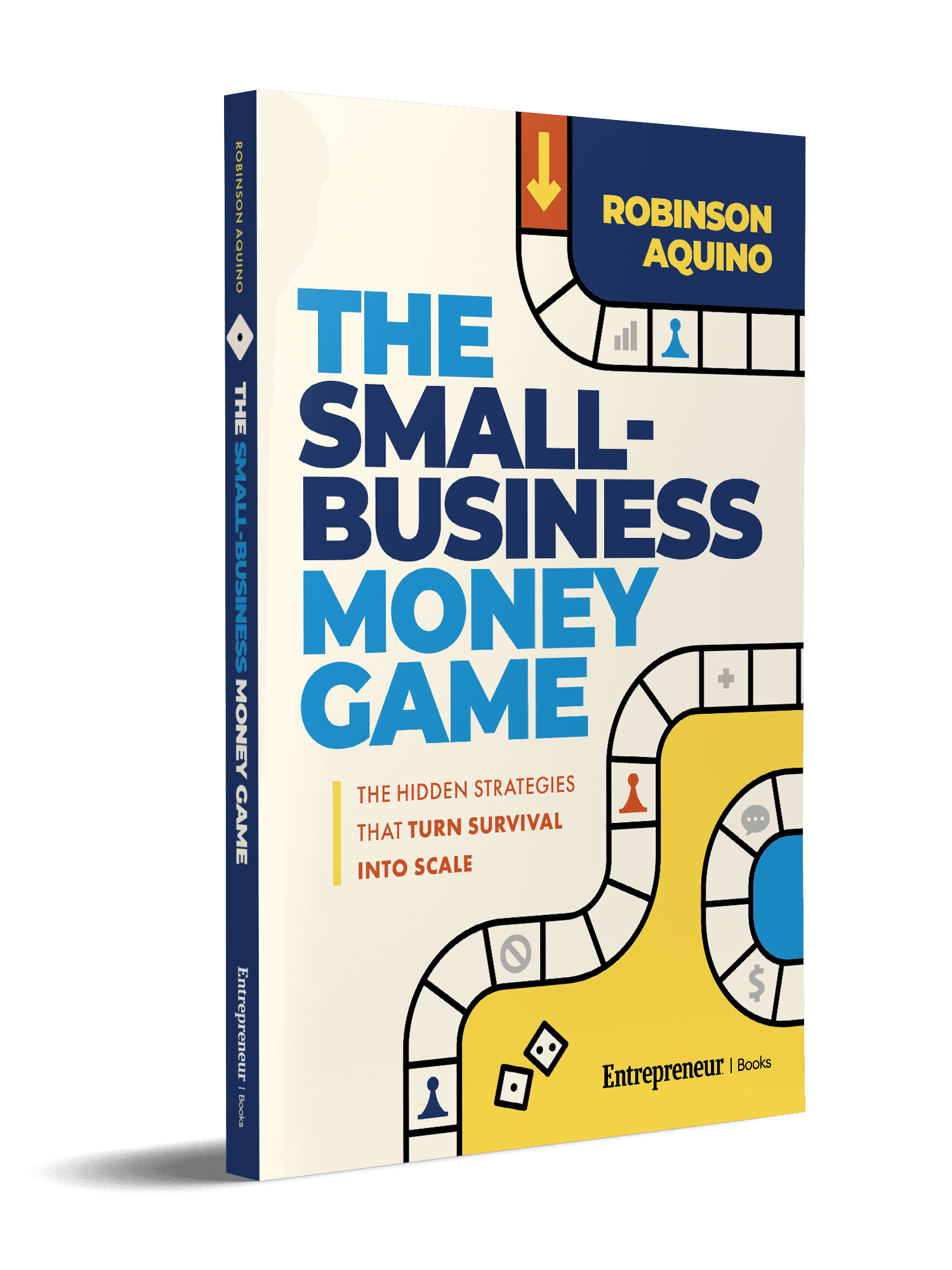 The Small-Business Money Game — book cover by Robinson Aquino